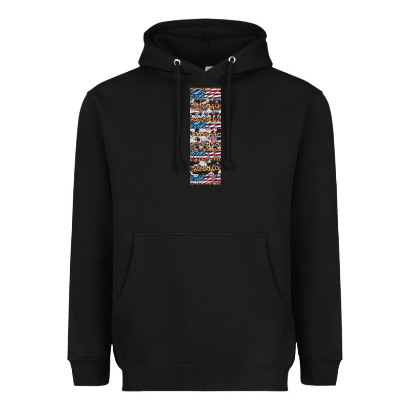 Usa Flag And Western Patterns  Penwraps Heavyweight Hoodie by Artiststas | Teevron