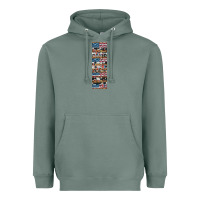 Sage usa flag and western patterns  penwraps Heavyweight Hoodie - Artiststas