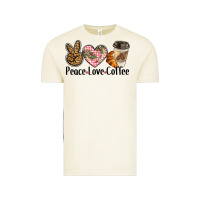 Vintage Arctic peace love coffee Vintage Tee - BarkalooDesign