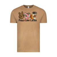 Vintage Camel peace love coffee Vintage Tee - BarkalooDesign