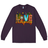 Plum love camping Long Sleeve Tee - Zillion Design Studio
