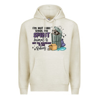 Oatmeal Heather spirit animal raccoon Premium Hoodie - MaliasSmallBusiness