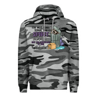Slate Camo spirit animal raccoon Premium Hoodie - MaliasSmallBusiness