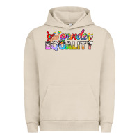 Pigment French Oak Western LGBTQ Gender Equality Urban Hoodie - BundleAndBundleShop
