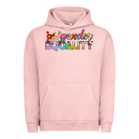 Pigment Salmon Western LGBTQ Gender Equality Urban Hoodie - BundleAndBundleShop