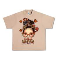 Burro football messy bun mom Urban Heavy Tee - texasbilliewilder