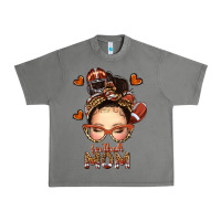 Tornado football messy bun mom Urban Heavy Tee - texasbilliewilder