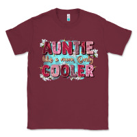 Burgundy auntie like mom only cooler Classic Tee - Zillion Design Studio