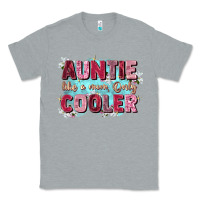 Heather Grey auntie like mom only cooler Classic Tee - Zillion Design Studio
