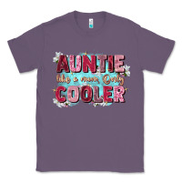 Lavender auntie like mom only cooler Classic Tee - Zillion Design Studio