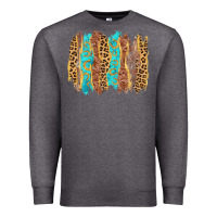 Charcoal Heather western brushstrokes Premium Sweatshirt - AdoDesignShop