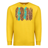 Lemon western brushstrokes Premium Sweatshirt - AdoDesignShop