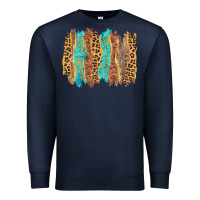 Navy western brushstrokes Premium Sweatshirt - AdoDesignShop