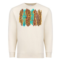 Sandshell western brushstrokes Premium Sweatshirt - AdoDesignShop