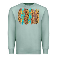 Seafoam western brushstrokes Premium Sweatshirt - AdoDesignShop