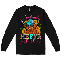 Black i'm head heffa just ask me Long Sleeve Tee - Zillion Design Studio