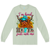 Matcha i'm head heffa just ask me Long Sleeve Tee - Zillion Design Studio