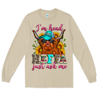 Mushroom i'm head heffa just ask me Long Sleeve Tee - Zillion Design Studio