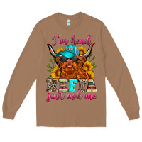 Toasted Coconut i'm head heffa just ask me Long Sleeve Tee - Zillion Design Studio