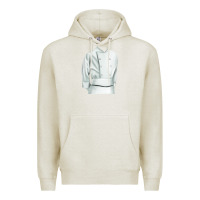 Oatmeal Heather golden retriever chf 2 Premium Hoodie - RanaPortraitStore