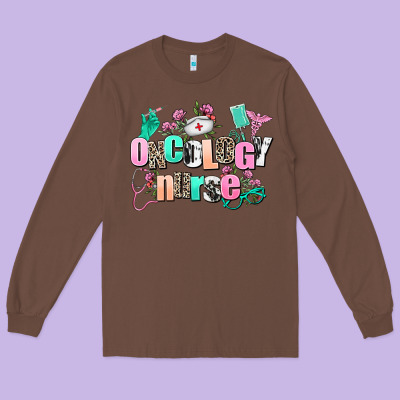 Oncology Nurse Long Sleeve Tee Designed By Adodesignshop