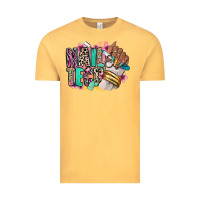 Vintage Mustard Nail Tech afro nail art Vintage Tee - RanaPortraitStore