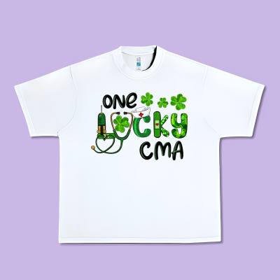 Urban Heavy Tee one lucky certified medical assistant cma