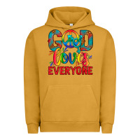 Pigment Peanut Butter LGBTQ+ God Loves Everyone Urban Hoodie - BundleAndBundleShop