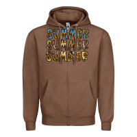 Chestnut summer summer Zipper Hoodie - CowhideDigitalArt