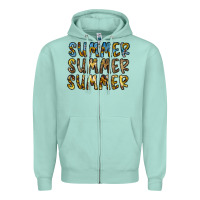 Seafoam summer summer Zipper Hoodie - CowhideDigitalArt