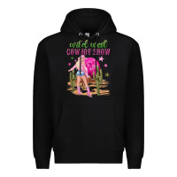 Black wild west cowboy show Premium Hoodie - NancyCooperArtShop
