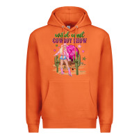 Carrot wild west cowboy show Premium Hoodie - NancyCooperArtShop
