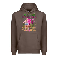 Coffee wild west cowboy show Premium Hoodie - NancyCooperArtShop
