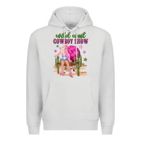 Dove Grey wild west cowboy show Premium Hoodie - NancyCooperArtShop