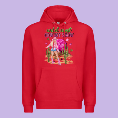 Wild West Cowboy Show Premium Hoodie Designed By Nancycooperartshop