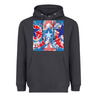 Smoke patriotic tie dye stars Heavyweight Hoodie - BundleAndBundleShop