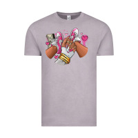 Vintage Zinc Pink and white sneaker girl Vintage Tee - RanaPortraitStore