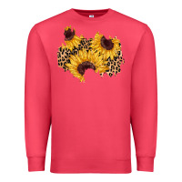 Cardinal sunflower leopard patch Premium Sweatshirt - AdoDesignShop