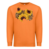 Carrot sunflower leopard patch Premium Sweatshirt - AdoDesignShop