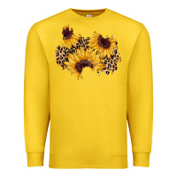Lemon sunflower leopard patch Premium Sweatshirt - AdoDesignShop