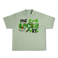 Oil Green One Lucky Respiratory Terapist Urban Heavy Tee - RanaPortraitStore