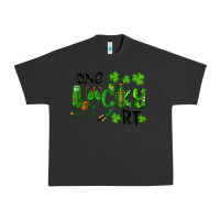 Pigment Black One Lucky Respiratory Terapist Urban Heavy Tee - RanaPortraitStore