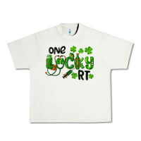 Pistachio One Lucky Respiratory Terapist Urban Heavy Tee - RanaPortraitStore