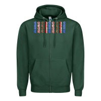 Sports Green american mama libbey glass Zipper Hoodie - HRA Design Shop