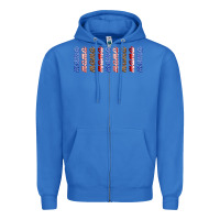 True Royal american mama libbey glass Zipper Hoodie - HRA Design Shop