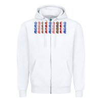 White american mama libbey glass Zipper Hoodie - HRA Design Shop
