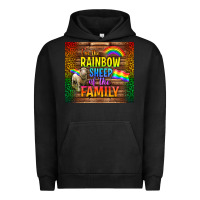 Pigment Black I'm The Rainbow Sheep Of The Family Tumbler Urban Hoodie - BundleAndBundleShop