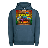 Pigment Midnight Navy I'm The Rainbow Sheep Of The Family Tumbler Urban Hoodie - BundleAndBundleShop