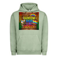 Pigment Oil Green I'm The Rainbow Sheep Of The Family Tumbler Urban Hoodie - BundleAndBundleShop