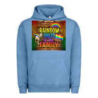 Pigment Pebble Blue I'm The Rainbow Sheep Of The Family Tumbler Urban Hoodie - BundleAndBundleShop